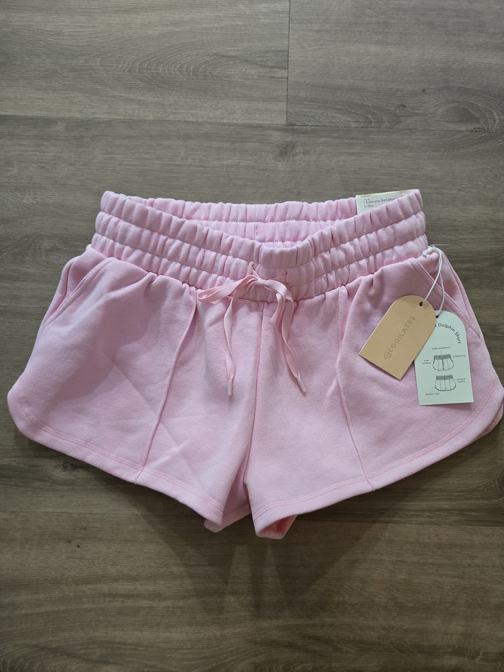 Blogilates Women’s Pink Drawstring Lounge Shorts